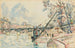 Parigi, la Senna al ponte delle Arti - Paul Signac — vista dell’opera