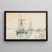Fluss von Vannes - Paul Signac — gerahmtes Bild an der Wand