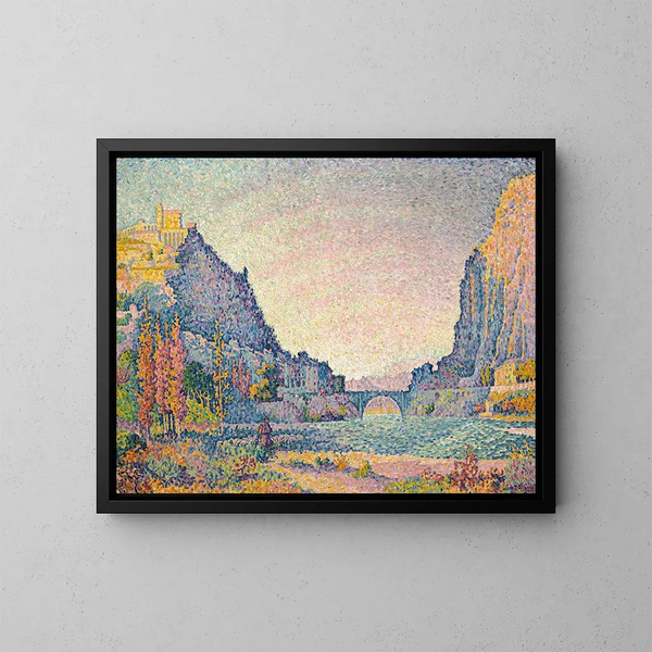 Sisteron - Paul Signac — quadro incorniciato alla parete