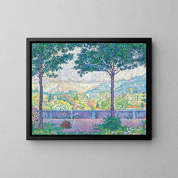 Terrasse de Meudon - Paul Signac — quadro incorniciato alla parete