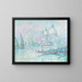 Venedig, La Salute, Grün - Paul Signac — gerahmtes Bild an der Wand