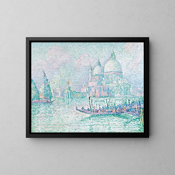 Venedig, La Salute, Grün - Paul Signac — gerahmtes Bild an der Wand