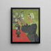 Bretonne con bouquet Huelgoat - Paul Sérusier — quadro incorniciato alla parete