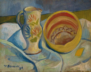 Paul Srusier - Nature morte au pichet blanc et saladier jaune.webp