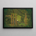 Landscape painting of the green valley of Châteauneuf - Paul Sérusier — framed artwork on a wall