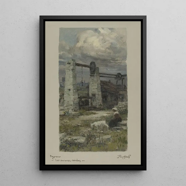 Les anciennes carrières de Bagneux - Paul Steck — framed artwork on a wall
