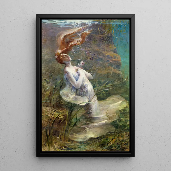Ophelia - Paul Steck — framed artwork on a wall