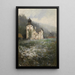 Church on the Hill - Paul Unbereit — framed artwork on a wall