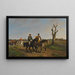 Rückkehr der Jagd - Paul van der Vin — gerahmtes Bild an der Wand