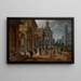 Palais - Paul Vredeman de Vries — gerahmtes Bild an der Wand