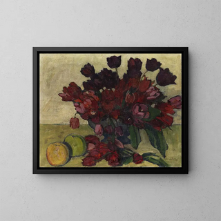 Nature morte aux fleurs - Paul von Schlippenbach — quadro incorniciato alla parete