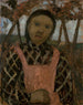 Fille al crepuscolo con una camicetta a quadri - Paula Modersohn-Becker — vista dell’opera
