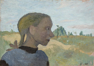 Paula ModersohnBecker - Portrait of a Girl.webp