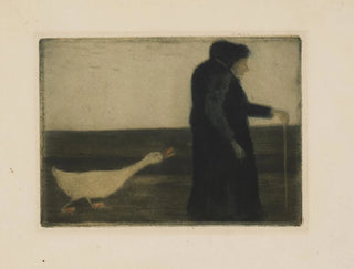 Paula ModersohnBecker - The Woman with the Goose.webp