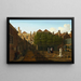 View of a townhouse garden in The Hague - Paulus Constantijn la Fargue — framed artwork on a wall