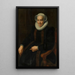 Portrait de Maria van Utrecht vers 1552-1629 - Paulus Moreelse — quadro incorniciato alla parete