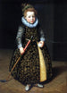 Portrait of a four-year-old boy with a club and a ball - Paulus Moreelse — artwork view