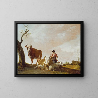 Paulus Potter - The Milkmaid.webp