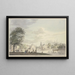 Delft sur la Schie - Paulus van Liender — gerahmtes Bild an der Wand