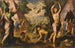 Ein Einblick in den Auszug: Ein Huhn-Sturm versammelt sich auf dem Lager der Israeliten - Pauwels Franck — Ansicht des Kunstwerks