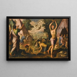 Pauwels Franck - An Episode From The Exodus A Storm Of Quails Gathers Over The Israelites Camp.webp