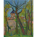 Reproduktion des Gemäldes Landschaftsgemälde in Saint-Bernard (Ain) - Suzanne Valadon
