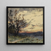 Landschaft bei Dämmerung - Henri Joseph Harpignies — gerahmtes Bild an der Wand