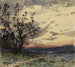 Landschaft bei Dämmerung - Henri Joseph Harpignies — Ansicht des Kunstwerks