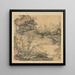 Herbstlandschaft - Chen Hongshou — gerahmtes Bild an der Wand