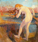 Landschaftsgemälde mit nackter Frau - Henrik Schouboe — Ansicht des Kunstwerks