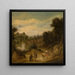 Paesaggio con Figure - Theobald Michau — quadro incorniciato alla parete