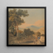 Paesaggio con figure - William Havell — quadro incorniciato alla parete