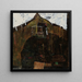 Paesaggio con un corvo - Egon Schiele — quadro incorniciato alla parete