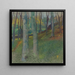 Landschaft mit Bäumen - Lucien Ott — gerahmtes Bild an der Wand