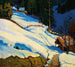 Paesaggio invernale - Alfred Poell — vista dell’opera