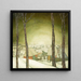 Winterlandschaft - Valerius De Saedeleer — gerahmtes Bild an der Wand