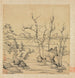 Paesaggio nello stile di Ni Zan - Chen Hongshou — vista dell’opera
