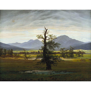 Paysage de village dans la lumière du matin - Caspar David Friedrich | Reproduction Tableau Décoration murale affiche copie