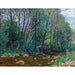 Riproduzione del dipinto Paesaggio fluviale - Alfred Zoff
