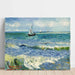 Reproduktion des Gemäldes Meereslandschaft-Gemälde bei den Saintes-Maries-de-la-Mer - Vincent Van Gogh