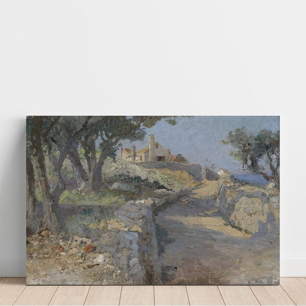 Paysage près de Fiume - Marie Egner | Reproduction Tableau Décoration murale affiche copie