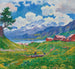 Spring Landscape Painting - Giovanni Giacometti — artwork view
