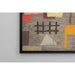 Reproduction of the painting Surrealist landscape painting with a fence - Sasza Blonder
