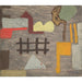 Reproduction of the painting Surrealist landscape painting with a fence - Sasza Blonder