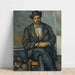 Reproduction of the painting Peasant sitting - Paul Cézanne