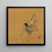 Peasant with a Basket - Shibata Zeshin — framed artwork on a wall