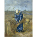 Reproduktion des Gemäldes Bauernbild, das Garben verbindet (Nach Millet) - Vincent van Gogh
