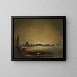 Peder Balke - Dresden in Moonlight.webp