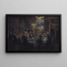 Skizze der Kompositionsvorbereitung für eine Versammlung an der Akademie der Wissenschaften - Peder Severin Krøyer — gerahmtes Bild an der Wand