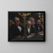 Gruppo di ritratti - Peder Severin Krøyer — quadro incorniciato alla parete
